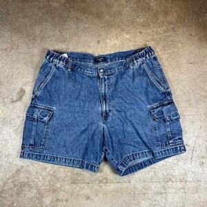 Navy blue Dockers denim shorts
